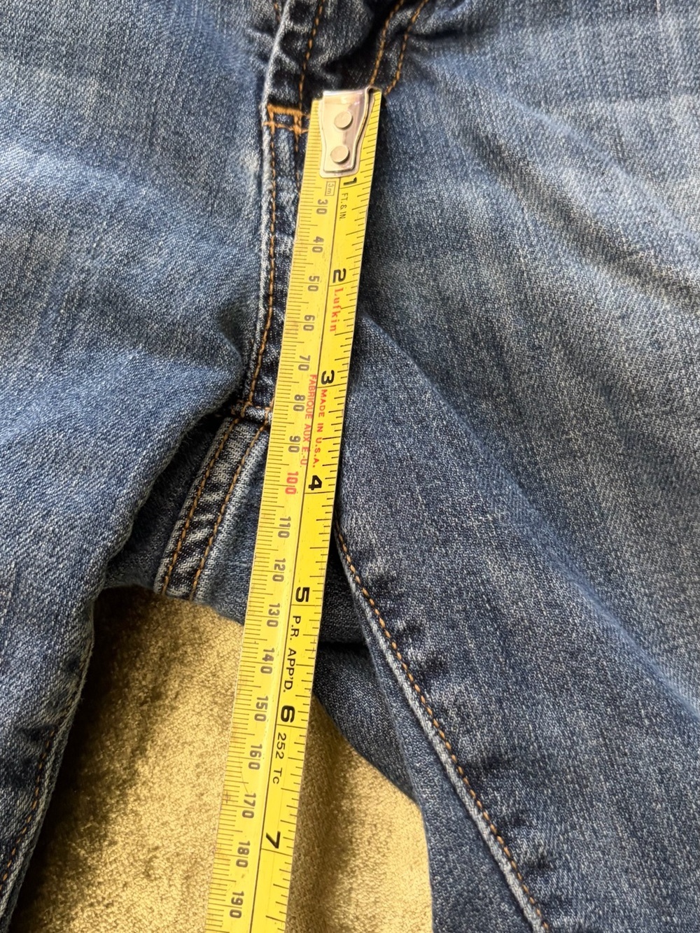 Eddie Bauer Slim Straight Blue Denim Jeans - Picture 4 of 13